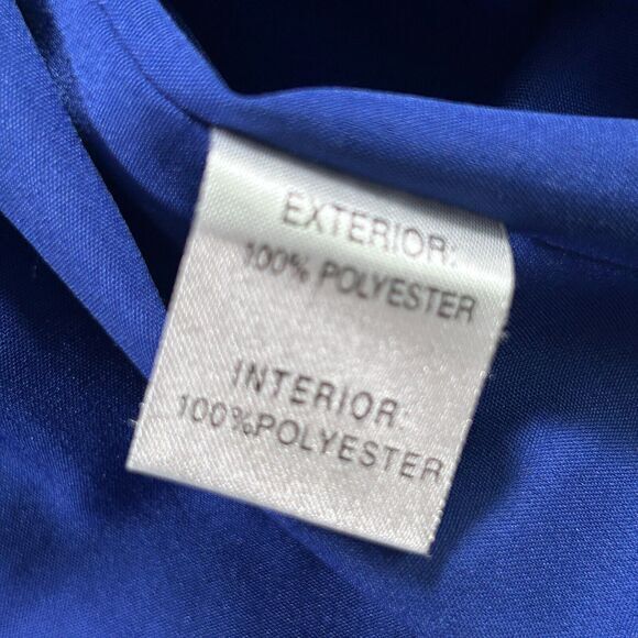 Judith March Blouse Womens Large Blue Embroidered Boho Long Sleeve Polyester - Picture 8 of 10